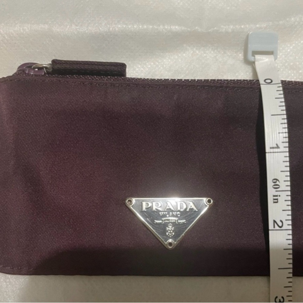 EUC Prada Deep Purple Mini Nylon Pouch - Picture 11 of 11